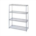 Wesco Wesco 272734 60 in. W x 74 in. H x 24 in. D Wire Shelving Add-On Kit 272734